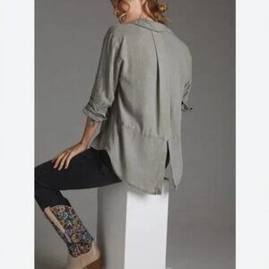 Anthropologie Cloth & Stone Ashby Button down tencel shirt